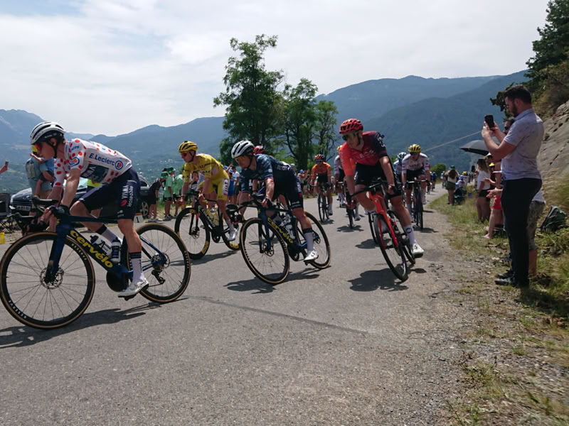 racefietsen in franse alpen