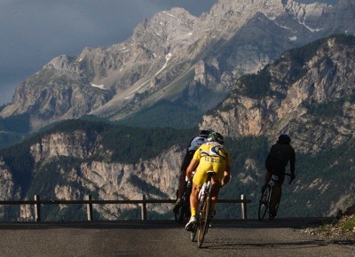 racefietsen in franse alpen